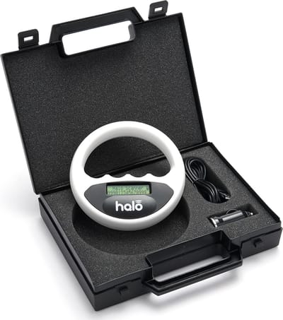 Witte Halo Chip Reader incl. opbergdoos Scanner Dieren - Chiplezer - Huisdieren - Chipreader lezen dieren chips - Wit