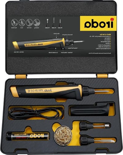 Draadloze Soldeerbout - Oplaadbare Set - Elektronica Reparatie - Type-C Snel Laden - 30W 3200mAh
