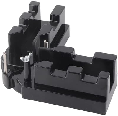 Dailygoods- Verstekmeetinstrument 2-in-1 - Hoekmeter/Gradenboog - ABS Zwart - Houtbewerking - Loodgieterswerk - Nauwkeurige Snede