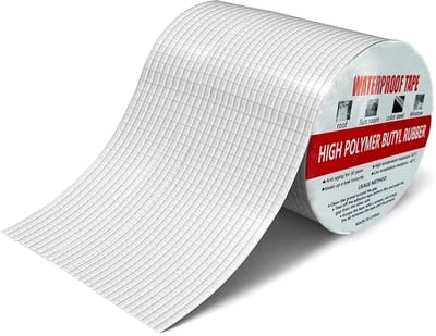 Sterke Waterdichte Reparatietape Butyl Rubber Bitumen voor Dak, Goot en Lekken - 15cm x 10m