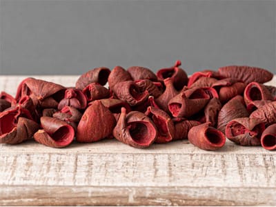 Decoratie landsunia 087 bloemblad rood