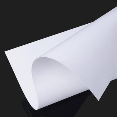 Kunststof Platen - PP Vellen - Hobby en Werk - Mat Afwerking - 200x100 mm - Wit