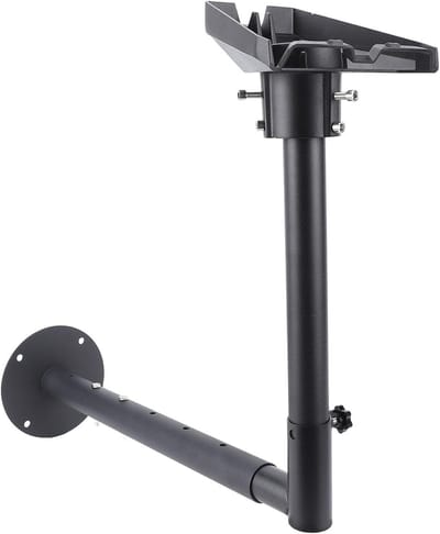 Verstelbare Muurbeugel - Satellietschotel Houder - Signaal Ontvangst - 360 Graden Rotatie - 43 x 17 x 17 cm - Zwart