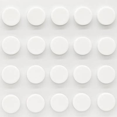 Kleurige ronde magneten voor whiteboard en koelkast, kleine zelfklevende magneten (20 stuks, 2 cm)