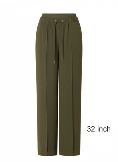 YEST CURVE YCGreta Bottoms - Army Green - maat WX-0(44) / L32