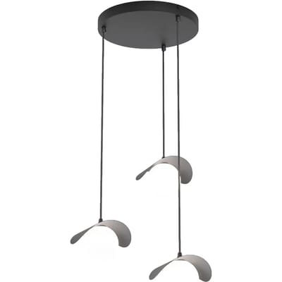 Emibig RITUAL 3 PREM Zwarte Hanglamp/Plafondlamp G9 8W LED Wit