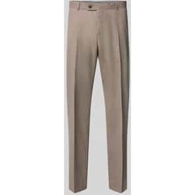 straight fit broek van scheerwolmix