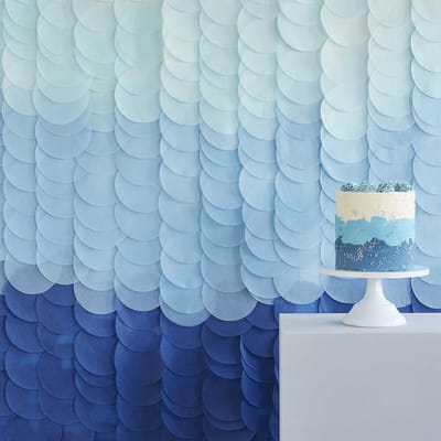 Schijfjes Papier - Blauw