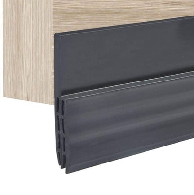 Dailygoody - Deurafdichtstrip - Zelfklevende deurveger - Eenvoudig te installeren - Zwart - Geluiddicht en weerbestendig - Ideaal voor binnen- en buit...