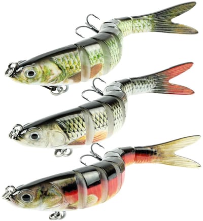 3 Stuks Wobblers en Dobbler Pike - Vislures voor Zoet en Zout Water - Perfect voor Hobbyvissers en Professionals