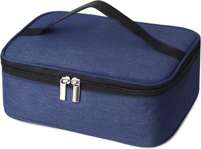 Kleine Koeltas 3.2L - Vouwbare Isolatie Tas voor Lunch, Picknick en Reis - Lichtgewicht en Waterdicht voor School en Werk - Blauw