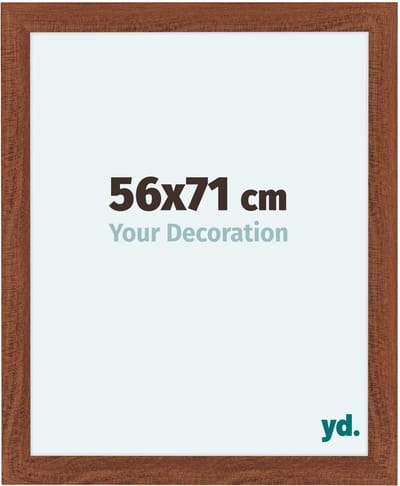 Your Decoration - Fotolijst 56x71 cm - MDF - Walnoot - Como