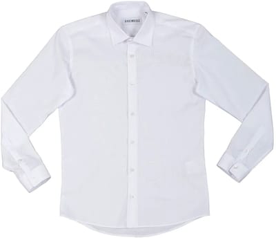 Bikkembergs Bms0939 Overhemd Met Lange Mouwen Wit 40 Man