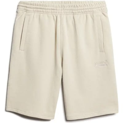 Superdry Essential Logo Jersey Shorts Beige Grootte: L