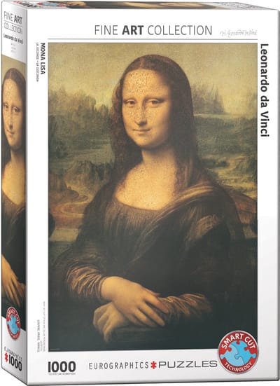 Eurographics - Mona Lisa - Leonardo Da Vinci - 1000 stukjes 48×68cm (b×h) - Fine Art Legpuzzel