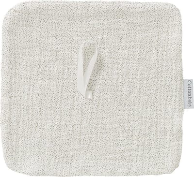 Cottonbaby - Speendoekje - Cottonsoft - Sparkle - Wit/Taupe