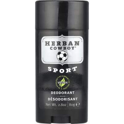 Herban Cowboy, Déodorant, Sport, 80 g (2,8 onces) gray