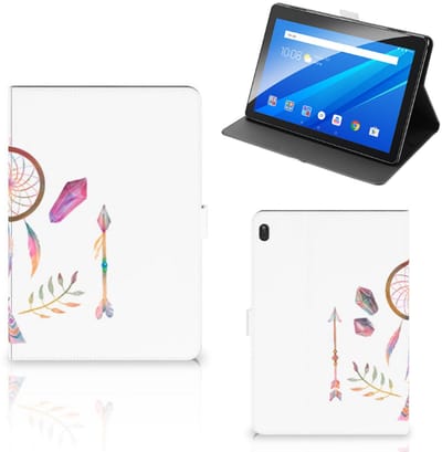 Lenovo Tab E10 Hippe Tablet Hoes Boho Dreamcatcher