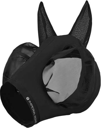 Imperial Riding - Flymask IRH Trail Ride - Vliegenmasker - Black- Maat Cob