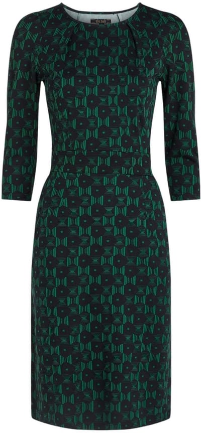 Dailygoody - King Louie Mona Dress Marvin - Damesjurk - Elegante pasvorm - EcoVero materiaal - Duurzaam en stijlvol - Perfect voor elke gelegenheid - ...