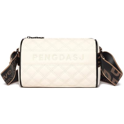 Diamant Kleine Tas voor Vrouwen Nieuwe Trendy Franse Crossbody Tas Modieuze Zachte Schoudertas Brede Band Moeder Tas Textuur black