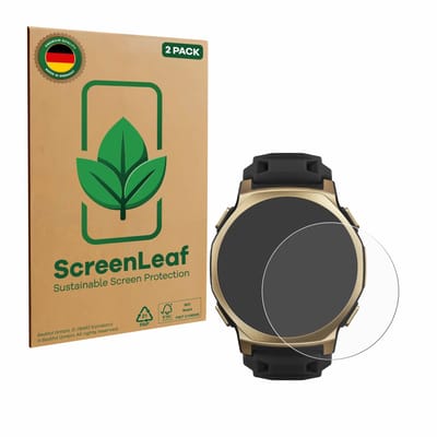 2 Stuks Screenprotector voor Huami Amazfit T-Rex 3 Pro (44 mm) - Hoogwaardige Beschermfolie transparant