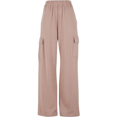 Urban Classics - Baggy Light Terry Dames joggingbroek - XS - Roze