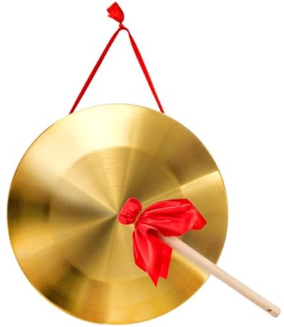 12,6 inch Chinese Gong Instrument voor Feesten en Festivals