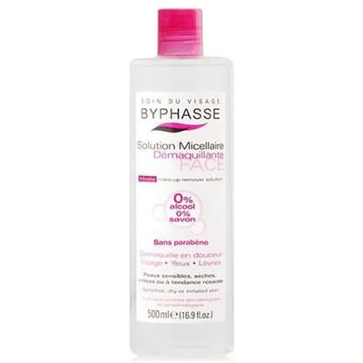 Byphasse, Byphasse, Demaquillage, Eau Micellaire, Pour Tous Types de Peau, 500 ml