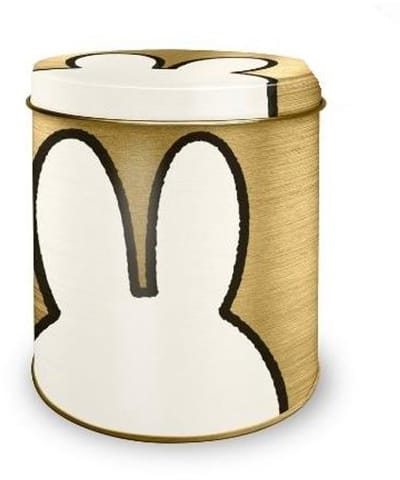 Bewaarblik Nijntje goud Ø10xh11,5cm