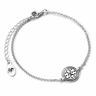 The Carat Shop - Harry Potter - Time Turner Zilveren Tijdverdrijver Bedelarmband