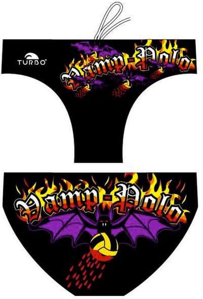 Turbo Vamp Polo Zwemslip Zwart 5XL Man