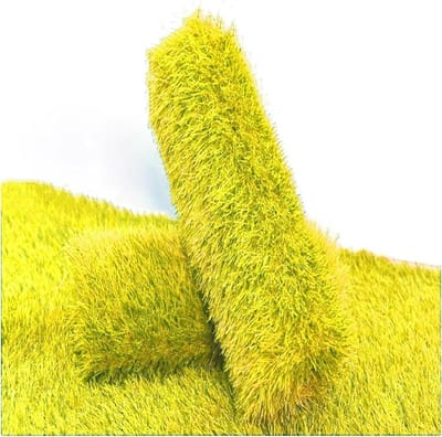 Kunstgras Tapijt - Tuinmat Gazon - Buiten Decoratie - Goede Drainage - 1 x 7 Meter - Geel
