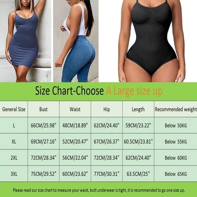2 Stuks Shapewear Bodysuit met Compressie voor Vrouwen en Buikcontrole