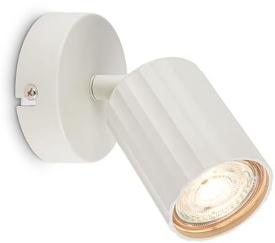 BRILONER Skaft - Wandlamp binnen - draaibaar spotlamp - GU10 fitting - metaal - max. 9W - antiek witte kleur - 8x8x12.5 cm