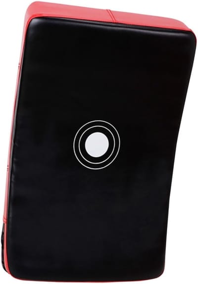 Bokspad - Handkussen trapkussen - Fitness bokstraining - Duurzaam PU leer - 55x40x11cm - Zwart rood