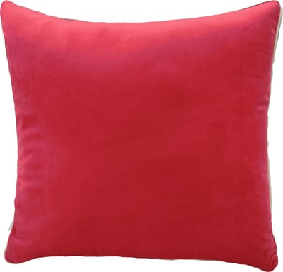 45x45 cm Kussenhoezen | Kussenhoes | Kussenhoesjes | Sierkussen | Velvet | met rits | Rood
