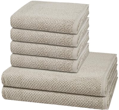 Cawö Sonstiges 4 X handdoek 2 X douchehanddoek - in set 6 pack Pure