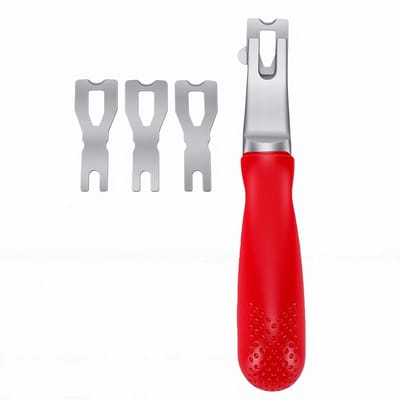 4 Pièces Lames de Soudage et de Coupe pour Revêtement de Sol Outil Kit de Coupe et Affûtage pour Sol Moquette Grattoir à Peinture Retireur Fournitures de Décoration gray
