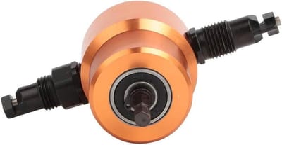 Metaalplaat Snijder - Knabbelboorhulpstuk - Doe-het-zelf projecten - 360° Dubbele Snijder - 0.8 mm dik - Zilverkleurig