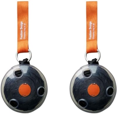 2 Stuks Opvouwbare Winkelmand in Disc Vorm, Duurzame Opslagtas met Rotatie, Ideaal voor Boodschappen en Reizen, Zwart, Ongeveer 3,5 Inch