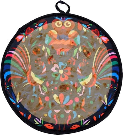 Tortilla Warmer - Voedsel Warmhouder - Warm Houden - Hittebestendig en Stevig - 30 centimeter - Gelukkige Vogel