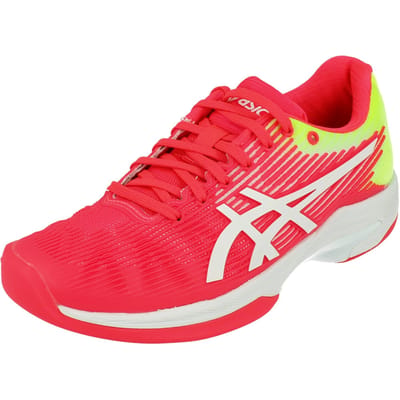 Asics Solution Speed FF Dames Tennischoenen Indoor Roze Trainers
