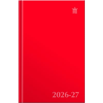 Schülerkalender 2025-2026 Ryam Study Uni 7 Tage/2 Seiten rot