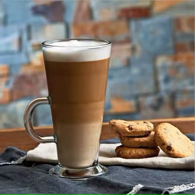 Elysora - Latte Glazen Koffie - 290ml - Glas - Set van 2