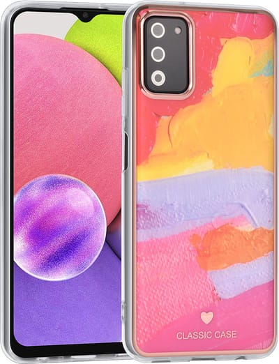 UNIQ Classic Case Samsung Galaxy A03s TPU Backcover hoesje - Graffiti