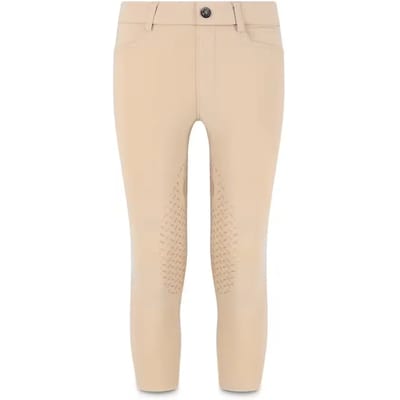 Kentucky Horsewear - Rijbroek Mexico – Jongens – Rijlegging met Knee Grip – Beige – Maat 140 – Ademend & Elastisch