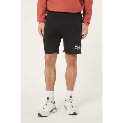 FILA Valsera Regular Logo Sweat Shorts Black Maat: S | Joggingbroeken Outlet | Unisex | Zwart