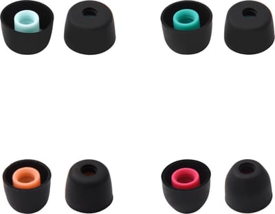 Somstyle Vervangende Oordopjes Geschikt Voor Sony WF-1000XM5 & WF-1000XM4 - Siliconen - 8 Stuks (4 Maten) - Zwart