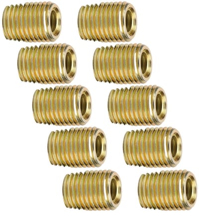 Dailygoods- Schroefinzetstukken 20 Stuks - Koolstofstaal - Zelftappende Schroefdraad - Reparatieset - Trillingsweerstand - Eenvoudig te Installeren - Schroefdraadinsert